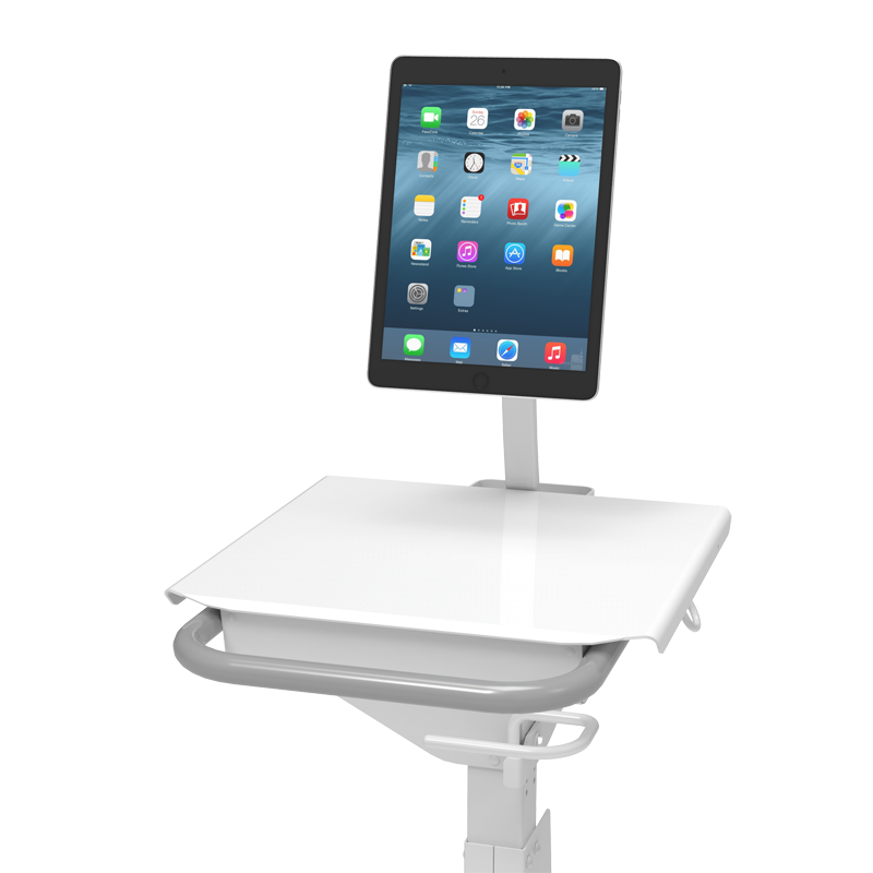 3 EVO Lite Tablet Cart Overhead Worksurface View