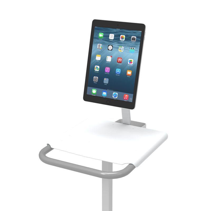 4 PerfectView Tablet Cart Overhead Worksurface View